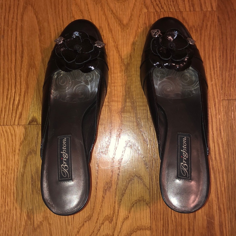 Brighton slip on heels